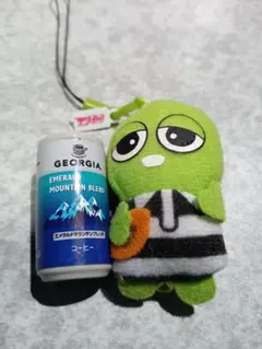 Coca-Cola コカ・コーラ ラグビー服のガチャピン マスコット ストラップ — image 1