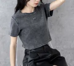 WEGO/ヴィンテージウォッシュリブT — image 1