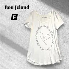 【Bou Jeloud】半袖Tシャツ/ロゴプリント/やわらか/ストレッチ/Ｆ — image 1