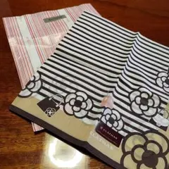 CLATHAS ハンカチ カメリア ボーダー柄 — image 1