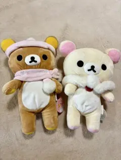 リラックマ コリラックマ ぬいぐるみ 2体セット — image 1
