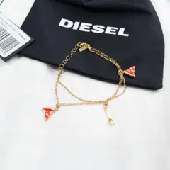 DIESEL ピザブレスレット 定価2万 新品タグ付きポーチ付き — image 1