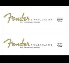 エレキギターFenderStratocasterデカールシール(補修用)スパロゴ — image 1