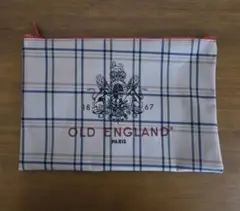 OLD ENGLAND PARIS チェック柄 ポーチ — image 1