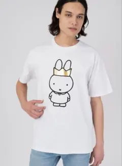 新品未使用！グラニフ ミッフィー クラウン ホワイト Tシャツ Lサイズ — image 1