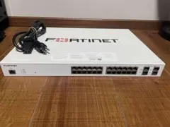【初期化済】FortiSwitch-124E-POE 給電対応L2スイッチ — image 1