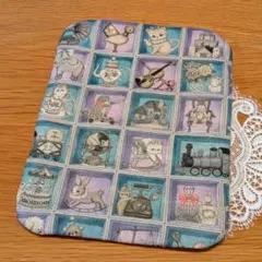 ふわふわガーゼハンカチ⭐️ユキエモン☆TOY ナイトボックス☆パープル＆グリーン — image 1