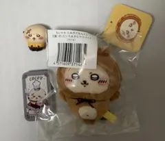 ちいかわ ラッコ　たぬきだもん　マスコット　ココス　スライドケース　ソフビ — image 1