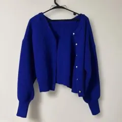 【LAKOLE】 カーディガン ブルー Mサイズ — image 1