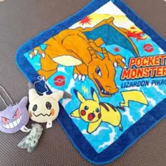 ポケットモンスター ループ付タオル⭐キーホルダー3個セット — image 1