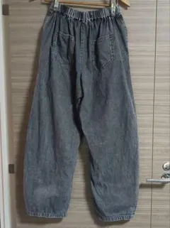 SUNNY HOUSE 接触冷感 デニム カーブパンツ バレルレッグ ジーンズ — image 1