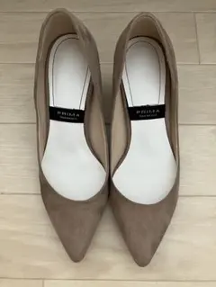 【一度着用】PRIMA ベージュ スエード パンプス — image 1