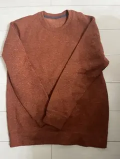 ユニクロUNIQLO オレンジ系 Lサイズ 裏起毛セーター — image 1