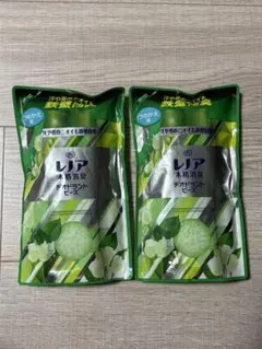 レノア 本格消臭 デオドラントビーズ グリーンミスト 詰め替え用 2個セット — image 1