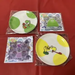 ヨッシー　豆皿　2枚❤️おまけにポケモンアクリルパズルキーホルダー✳️ — image 1