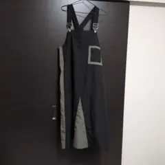 SHEIN　ジャンパースカート　大きめ　XL　ブラック✕カーキ — image 1