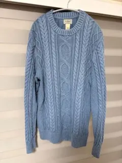 【美品】L.L.Bean アランニット　コットンセーター — image 1