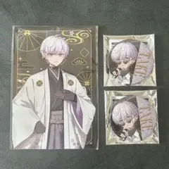 騎士X タケヤキ翔 缶バッジ2点×ノベルティ — image 1
