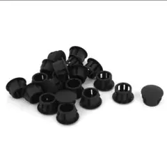 ホールプラグ ブラック プラスチック 丸ヘッド 13mm 20個入り 新品未使用 — image 1