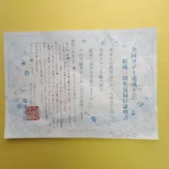 塩釜菜那須 僕が見たかった青空 全国ツアー達成&結成三周年見届け証明書 — image 1