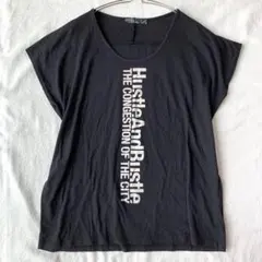 【オーバルダイス】Tシャツ プリントデザイン クルーネック 半袖 カジュアル M — image 1