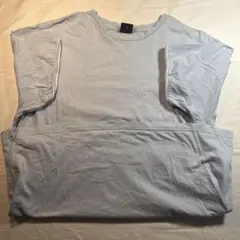 HUGO BOSS ライトブルー 半袖Tシャツ 袖パイピング Sサイズ — image 1