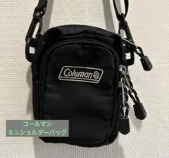 Coleman ショルダーバッグ ポシェット カラビナ付き ブラック — image 1