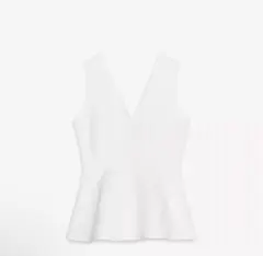 ZARA ザラ　ZW COLLECTION ペプラムトップス — image 1