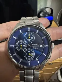 SEIKO クロノグラフ 腕時計 シルバー — image 1