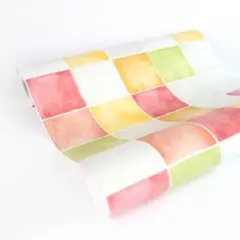 壁紙シール レッド HWP-21624 50cm×3m 剥がせる壁紙 壁紙 — image 1