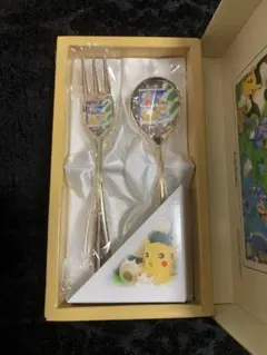 新品 未使用品 ポケモン 四季 カトラリー フォーク スプーン — image 1