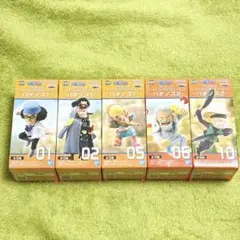 ワンピース ワールドコレクタブルフィギュア ハチノス1＆2 5種セット — image 1