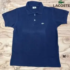 LACOSTE『ラコステ』半袖 ポロシャツ【M】ネイビー 紺 — image 1