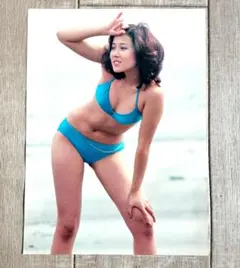 浅野ゆう子　秋本圭子 水着切り抜きA4サイズ — image 1