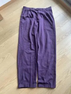 80s 茄子紺 slacks — image 1