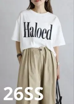 bonjour sagan BIGロゴTシャツ 汗染み防止　ホワイト　新品 — image 1