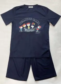 お値下げ‼︎PEANUTS GANG ルームウェア セットアップ ネイビー — image 1