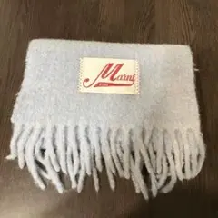 【MARNI】アイリスブルーメランジ マフラー — image 1