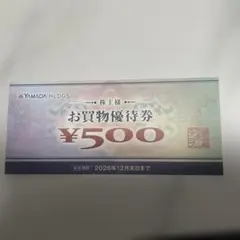 ヤマダ電機　株主優待500円 — image 1