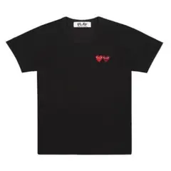 PLAY COMME des GARCONS ダブルハート Tシャツ — image 1