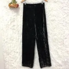 ★ZARA★ザラ ベロア風パンツ【S】ボトムス ズボン ストレート レーヨン混 — image 1