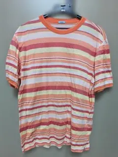 malo ボーダー 半袖 Tシャツ オレンジ系 — image 1