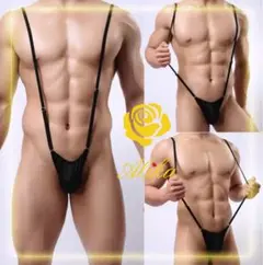 セクシーメンズTバックビキニ超伸縮　フロント極小幅　エロ下着　ショーツ男性用下着 — image 1