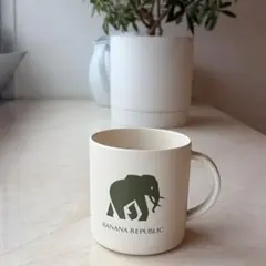 非売品BANANA REPUBLIC 象マグカップ ホワイト310ml — image 1