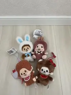 モンチッチ　プライズ景品マスコット4点 — image 1