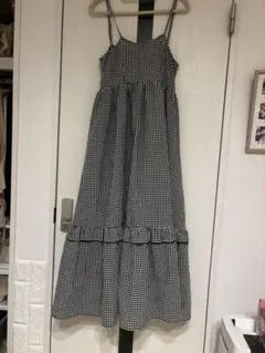 美品⭐️ w closet ギンガムチェックキャミワンピース — image 1