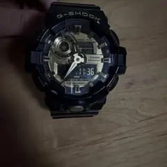 CASIO G-SHOCK 腕時計 本体 ブラック ゴールド — image 1