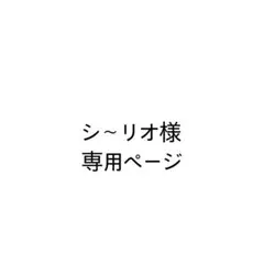 シ〜リオ様　専用ページ — image 1
