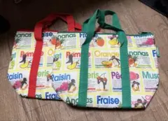 トロピカーナ　ピングー　アルミバッグ　グリーン　レッド　保冷バッグ　保温 — image 1