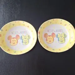 Disney ミッキー＆ミニー プレート皿 2枚セット — image 1